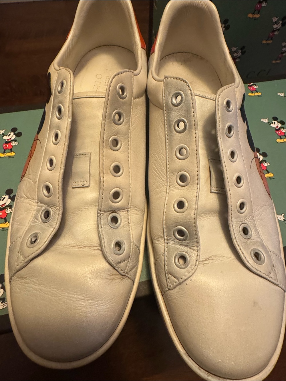 Authentic Gucci x Disney Mickey Mouse Sneakers - Picture 5 of 12